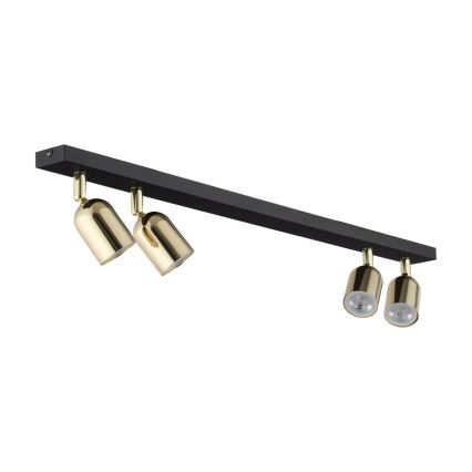 Spot LED TOP 4xGU10/10W/230V negru/auriu