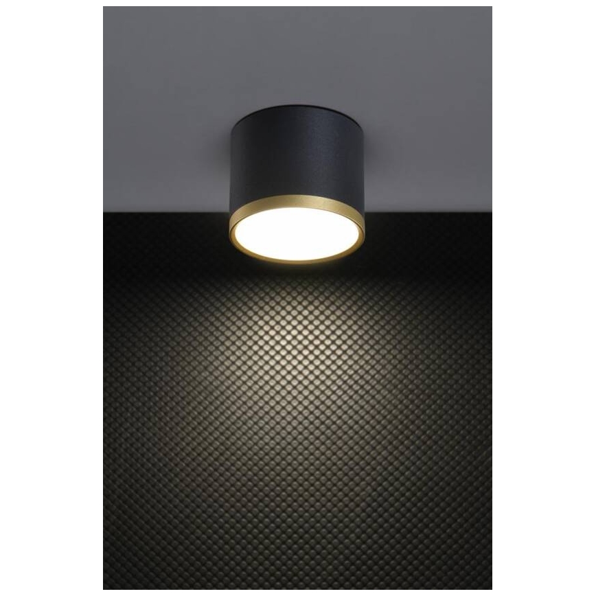 Spot LED TUBA LED/9W/230V negru/auriu