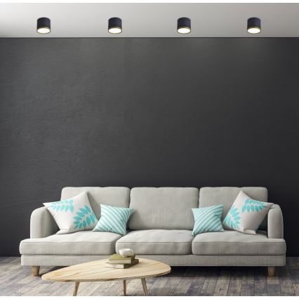 Spot LED TUBA LED/9W/230V negru/auriu