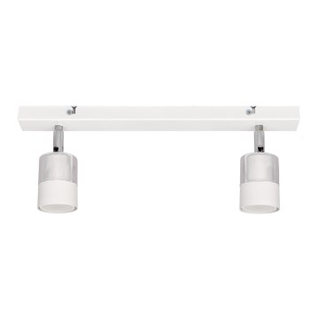 Spot LED TUBSSON 2xGU10/4,8W/230V alb/crom lucios