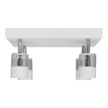 Spot LED TUBSSON 4xGU10/4,8W/230V alb/crom lucios