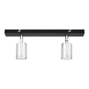 Spot LED TUNE 2xGU10/4,8W/230V crom mat/negru