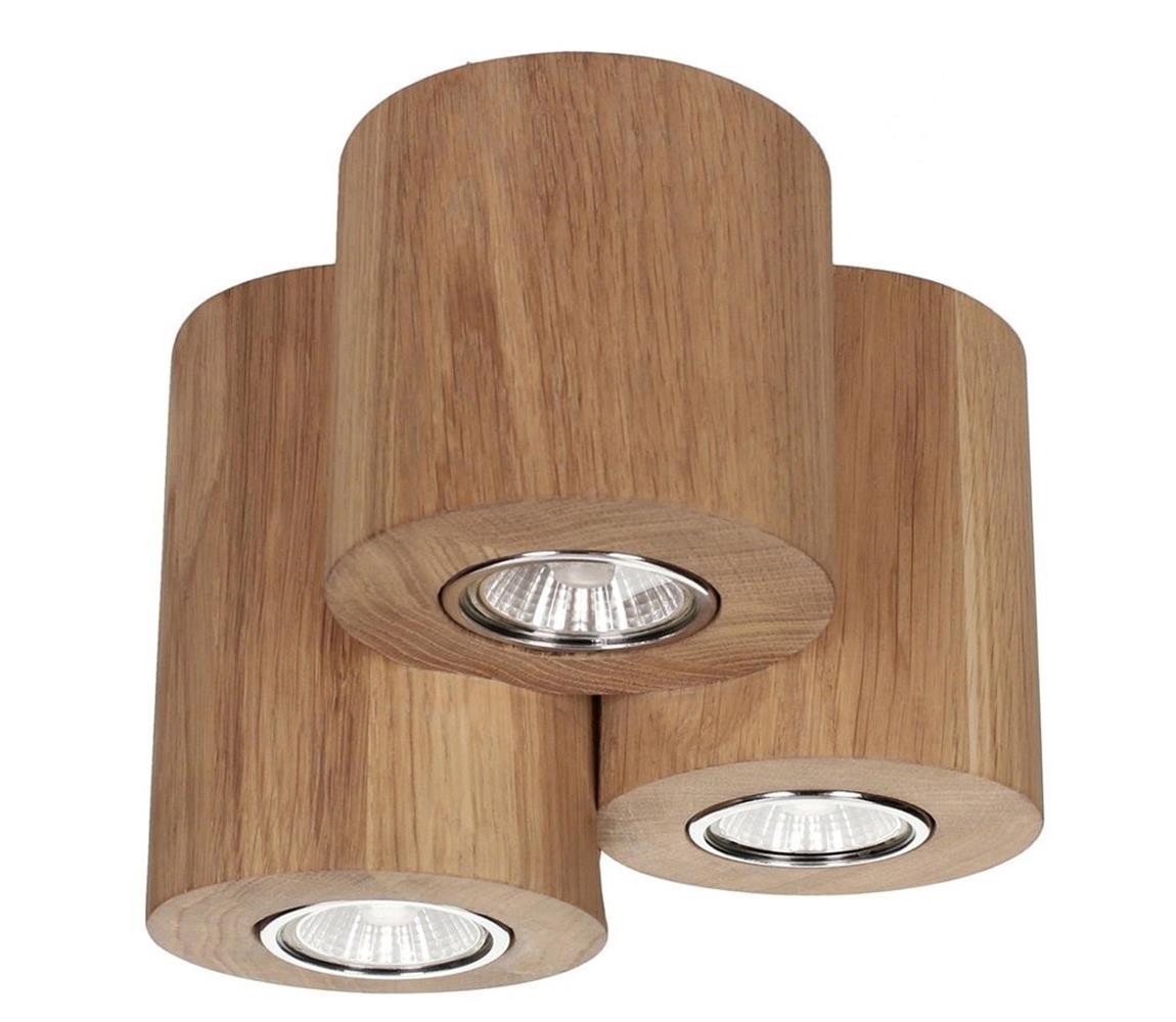 Spot-Light 2066374 - Plafonieră WOODDREAM 3xGU10/6W/230V