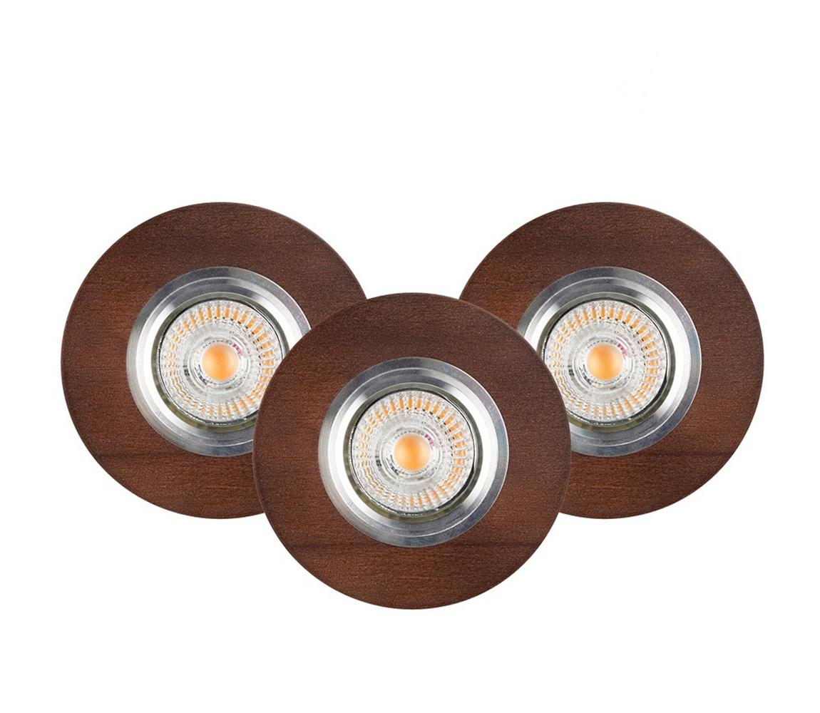 2511376 - SET 3x Lampă încastrată LED VITAR 3xGU10/5W/230V