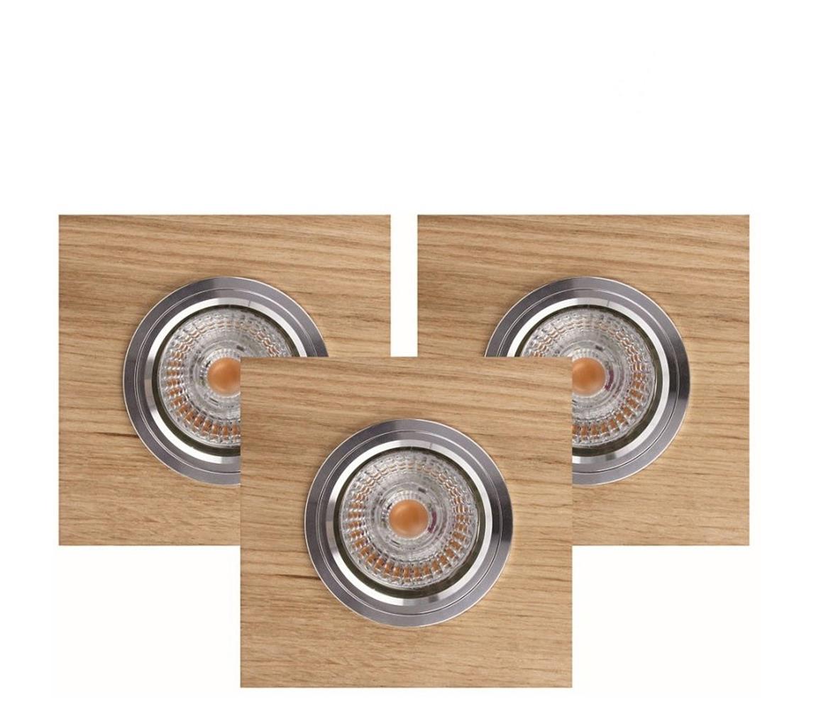 2515374 - SET 3x Lampă încastrată LED VITAR 3xGU10/5W/230V