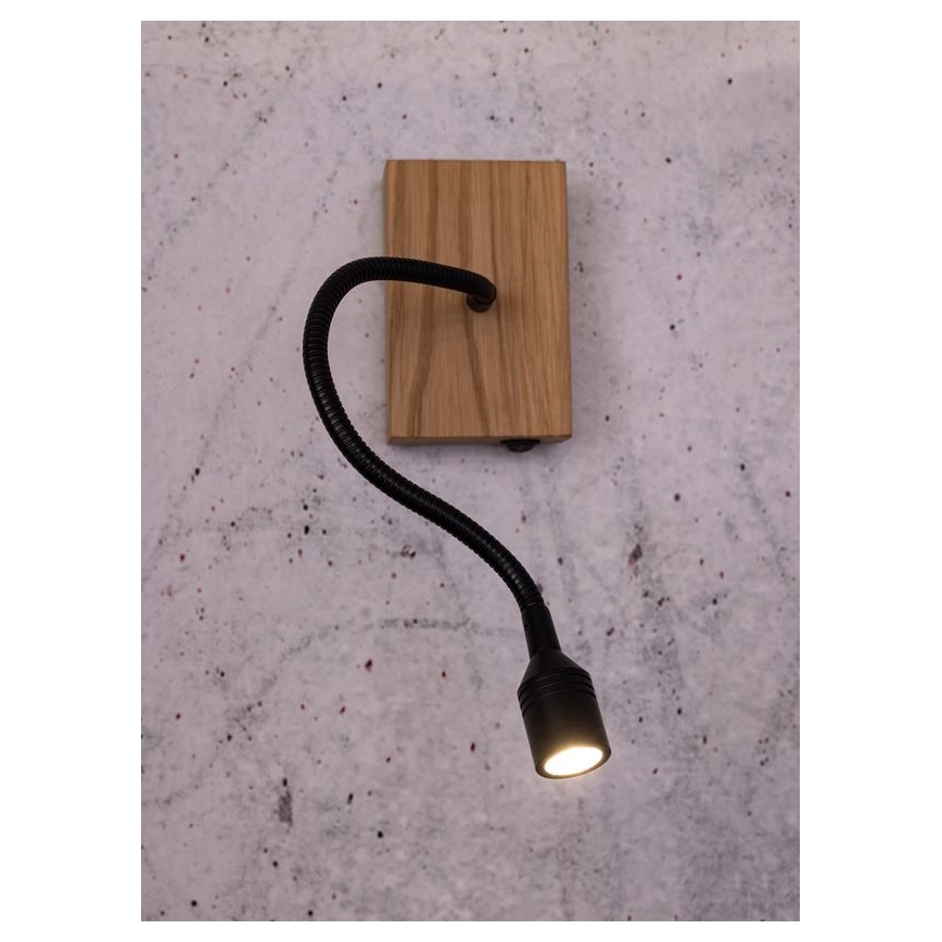 Aplică de perete LED LECTOR LED/2,5W/230V stejar