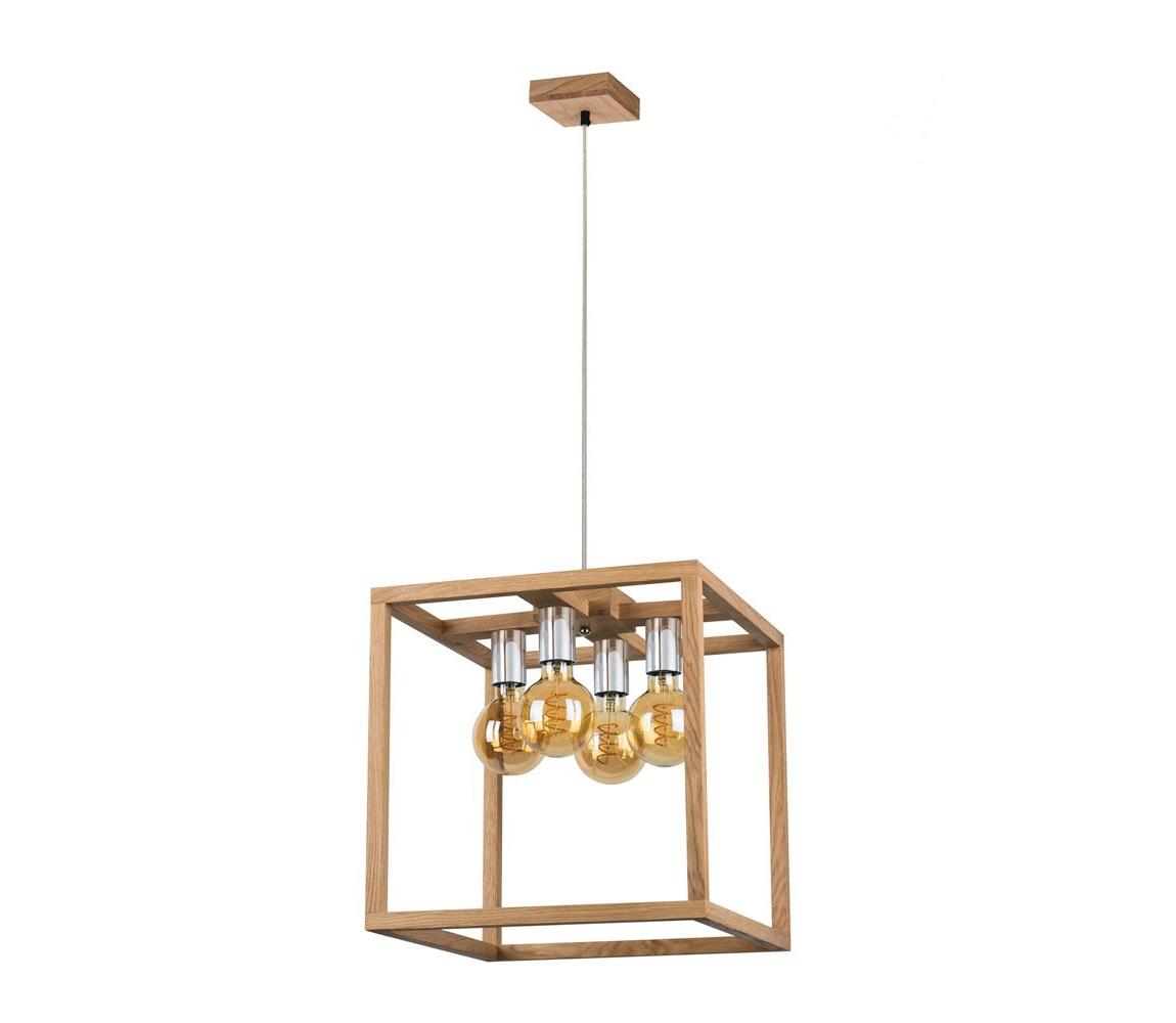 Spot-Light 61580474 - Lustră pe cablu KAGO 4xE27/60W/230V