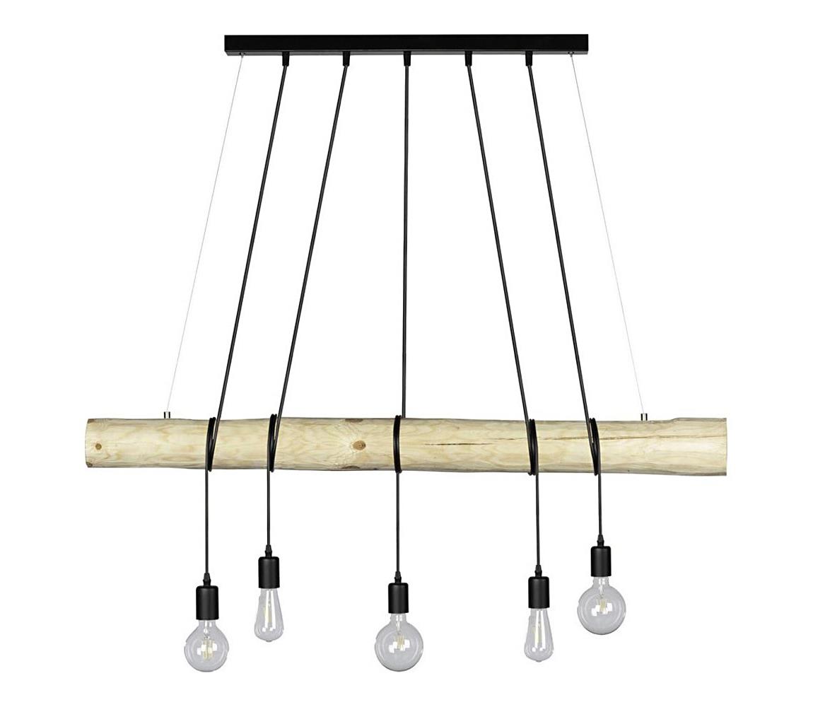 Spot-Light 69314504 - Lustră pe cablu TRABO 5xE27/60W/230V