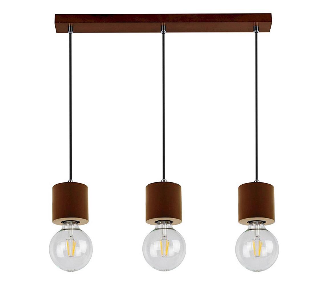 7069376L - Lustră pe cablu TRONGO ROUND 3xE27/60W/230V