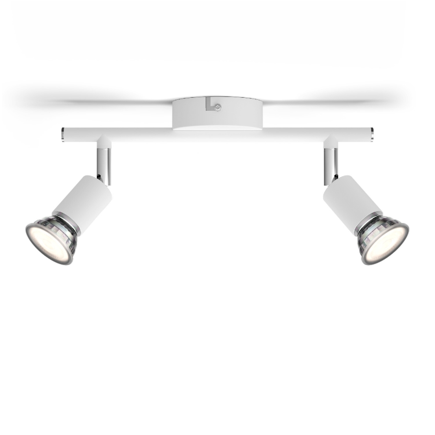 Spot 2xGU10/50W/230V alb Philips