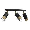 Spot LINK 3xGU10/8W/230V negru/alamă