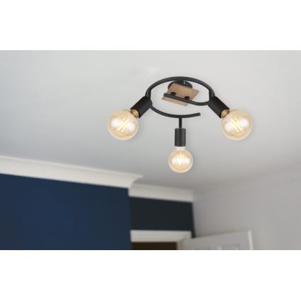 Spot 3xE27/40W/230V Globo