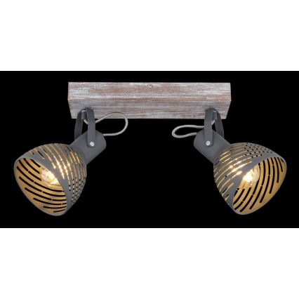 Spot 2xE27/40W/230V Globo