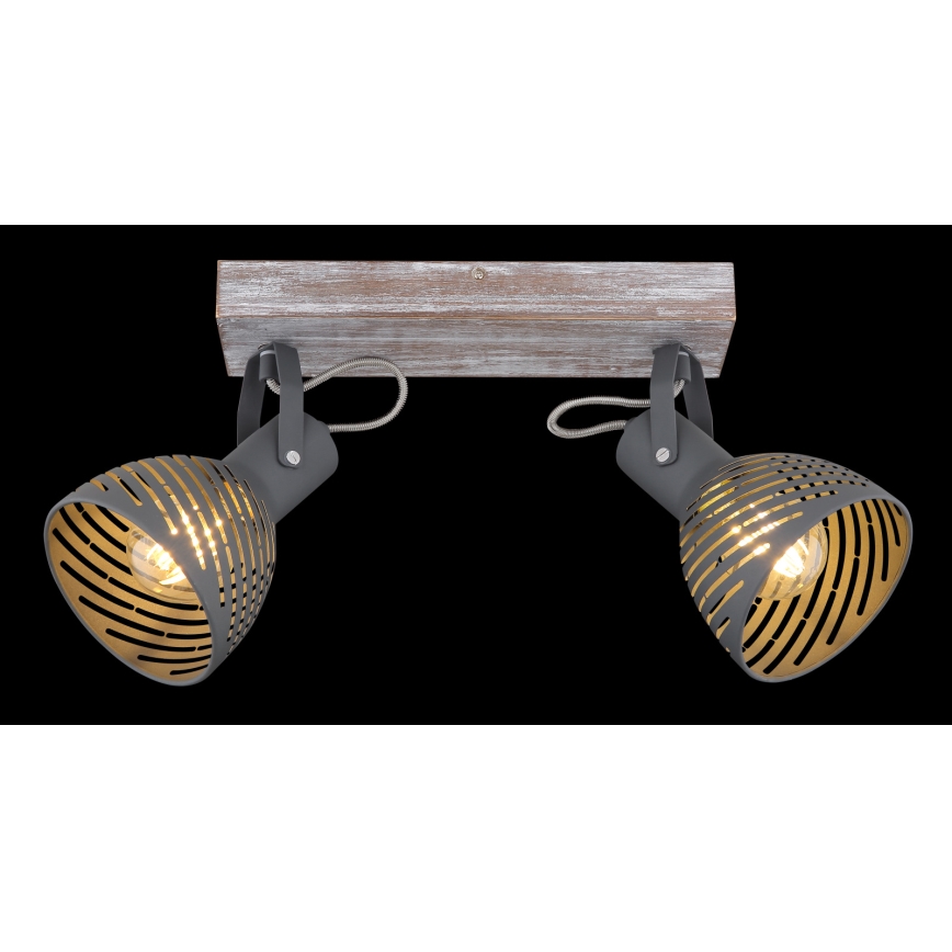 Spot 2xE27/40W/230V Globo