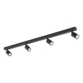 Spot NEX 4xGU10/10W/230V negru