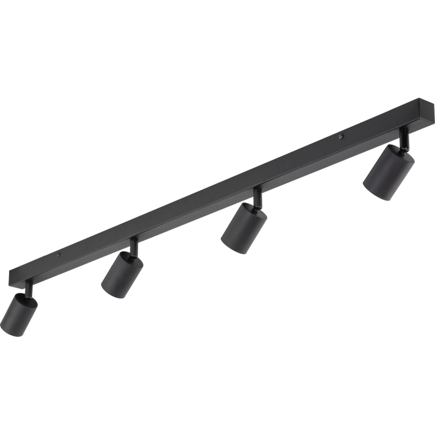 Spot NEX 4xGU10/10W/230V negru