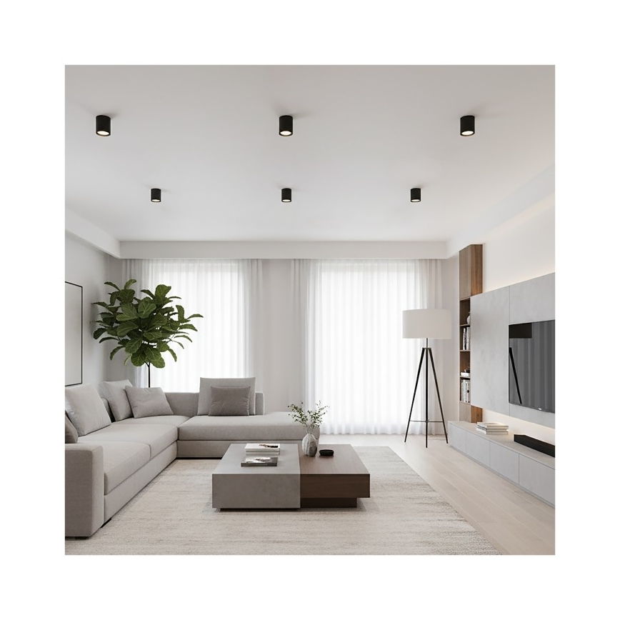 Spot OH12 1xGX53/35W/230V, 9,6 cm, negru