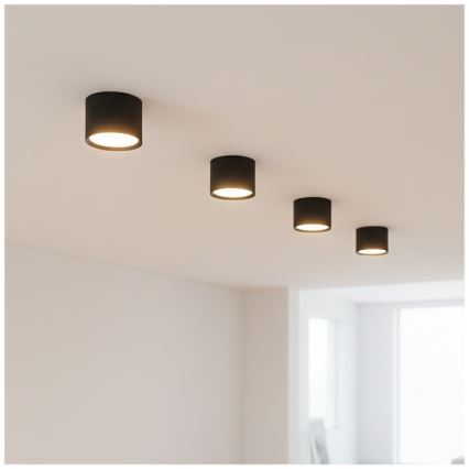 Spot OH12S 1xGX53/35W/230V 5 cm negru