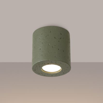 Spot ORBIS 1xGU10/10W/230V beton/verde
