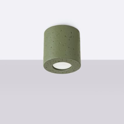 Spot ORBIS 1xGU10/10W/230V beton/verde