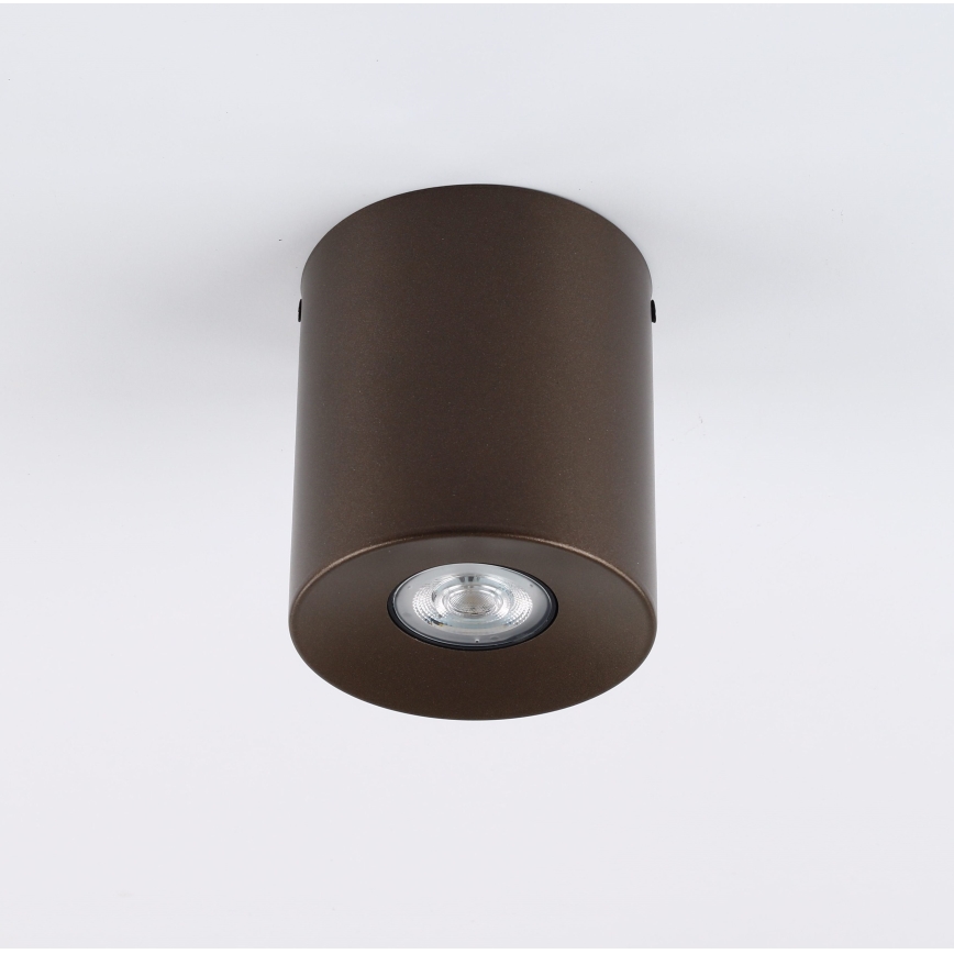 Spot ORION 1x GU10/10W/230V, 12,5 cm, maro
