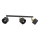 Spot PARKLA 3x E27/15W/230V negru