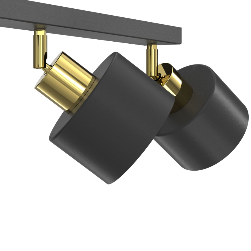 Spot PARKLA 3x E27/15W/230V negru