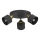 Spot PARKLA 3xE27/15W/230V negru/auriu