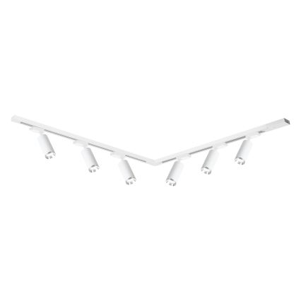 Spot pe șină MICA 6xGU10/10W/230V alb/crom mat