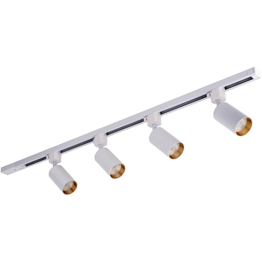 Spot pe șină TRACER 4x GU10/10W/230V, 1 m, alb