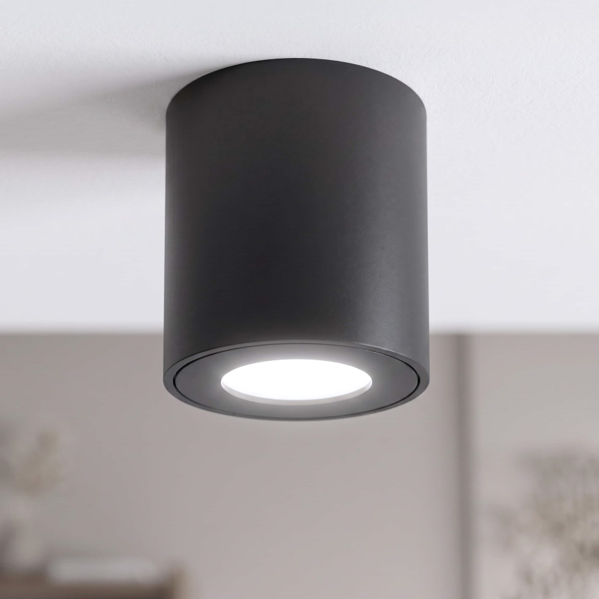 Spot pentru baie BRILAGI MIA 1xGU10/30W/230V 84x80 mm negru IP54