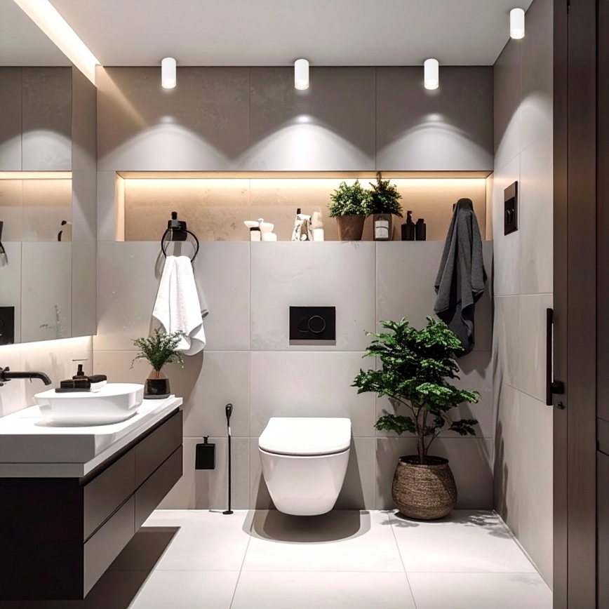 Spot pentru baie Brilagi SELE 1xGU10/30W/230V IP44 alb