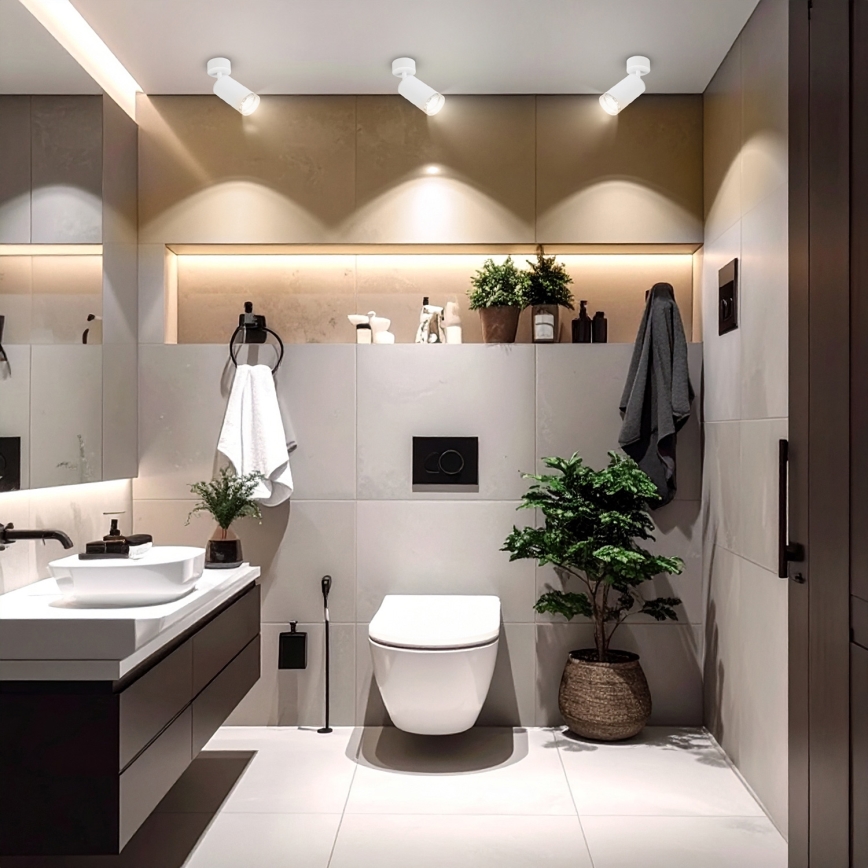 Spot pentru baie Brilagi SELE 1xGU10/30W/230V IP44 alb