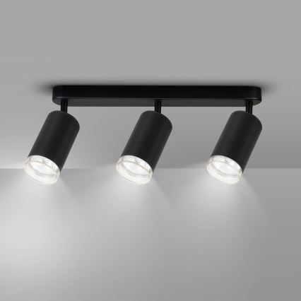 Spot pentru baie Brilagi SELE 3xGU10/30W/230V IP44 negru