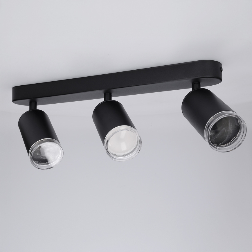 Spot pentru baie Brilagi SELE 3xGU10/30W/230V IP44 negru