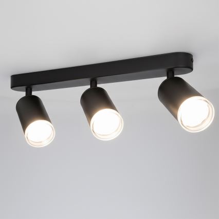 Spot pentru baie Brilagi SELE 3xGU10/30W/230V IP44 negru
