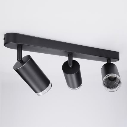 Spot pentru baie Brilagi SELE 3xGU10/30W/230V IP44 negru