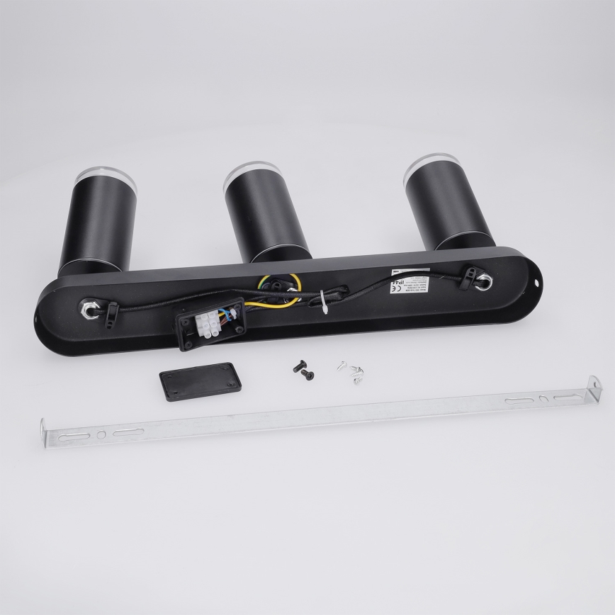 Spot pentru baie Brilagi SELE 3xGU10/30W/230V IP44 negru