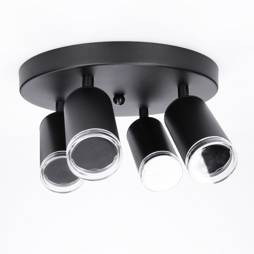 Spot pentru baie Brilagi SELE AQUA 4xGU10/30W/230V IP44 negru