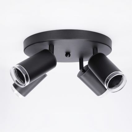 Spot pentru baie Brilagi SELE AQUA 4xGU10/30W/230V IP44 negru