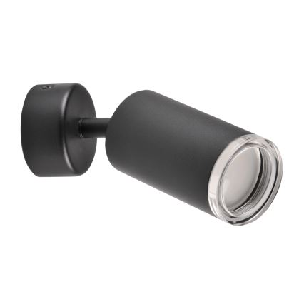 Spot LED RGBW dimerizabil pentru baie TURYN 1xGU10/4,8W/230V 3000K IP44 negru + telecomandă