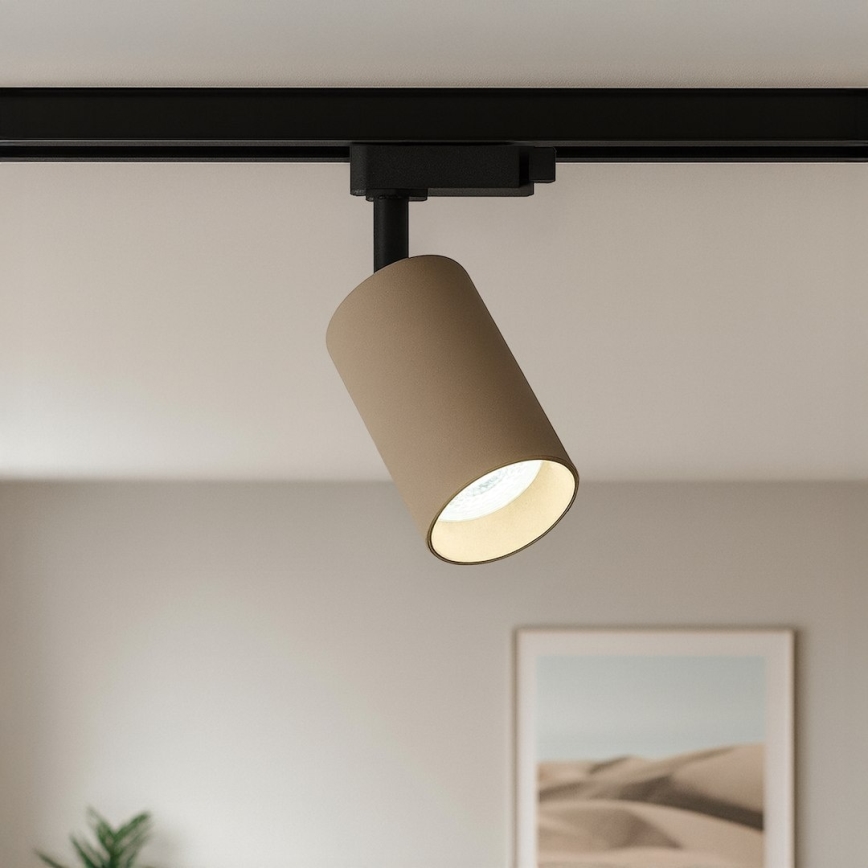 Spot pentru șină monofazată PIPE 1xGU10/10W/230V bej