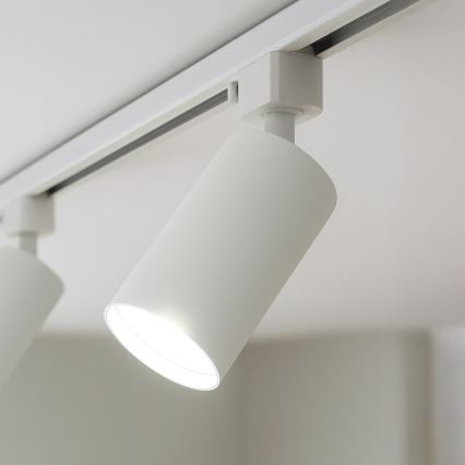 Spot pentru șină monofazată TIGER 1xGU10/10W/230V, alb