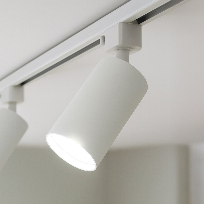 Spot pentru șină monofazată TIGER 1xGU10/10W/230V, alb