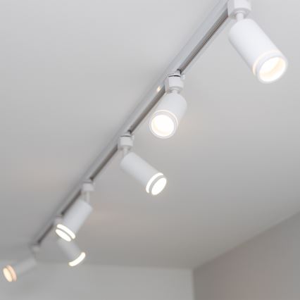 Spot pentru sistem de șină monofazic JET RING 1xGU10/10W/230V alb