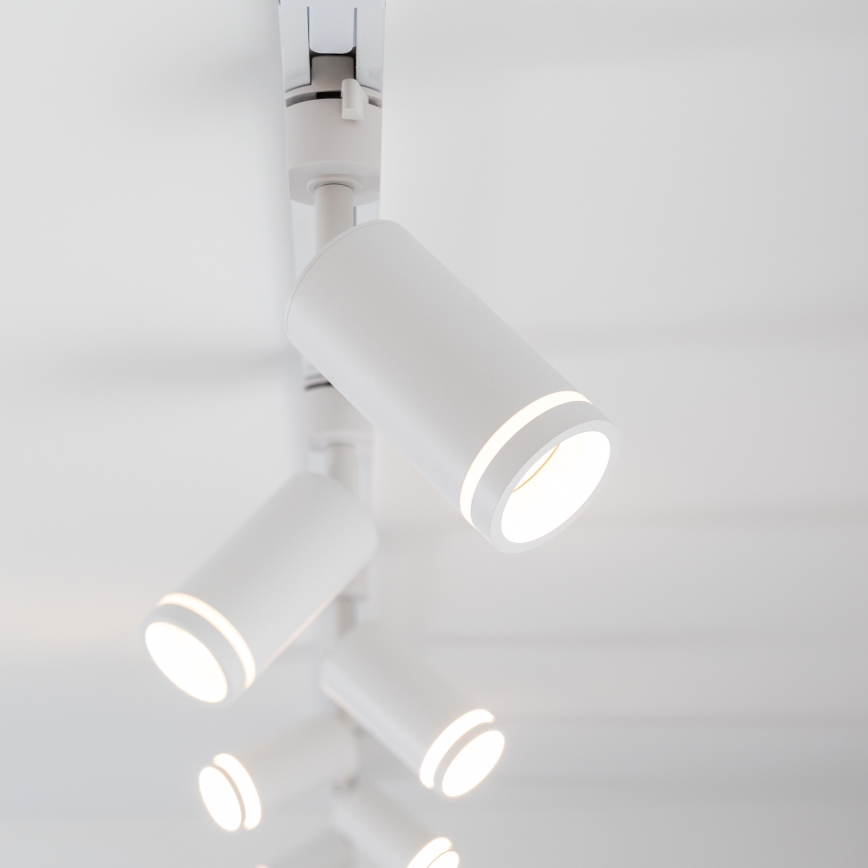 Spot pentru sistem de șină monofazic JET RING 1xGU10/10W/230V alb