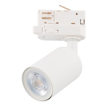 Spot pentru sistem de șină trifazică TOP 1xGU10/10W/230V alb