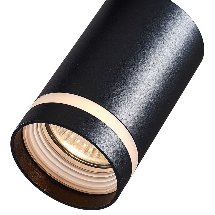 Spot pentru sistem pe șină PIPE 1xGU10/25W/230V negru