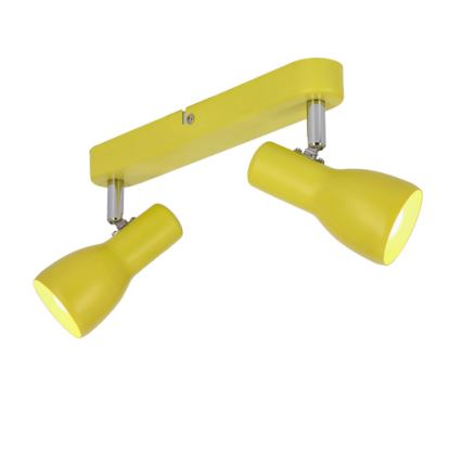 Spot PICARDO 2xE14/40W/230V galben