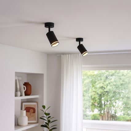 Spot PIPE 1xGU10/10W/230V, negru